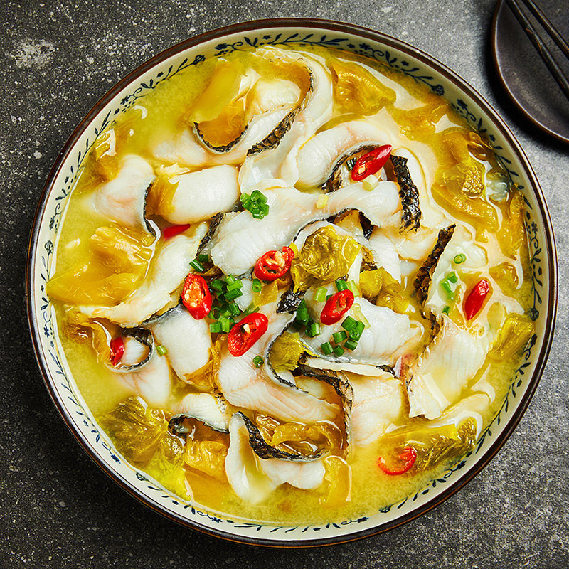 正大厨易金汤酸菜鱼400克3半成品快手菜黑鱼片懒人速食盒装