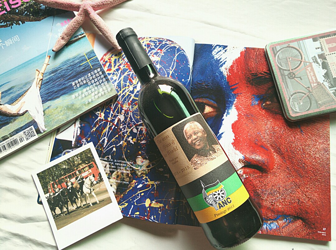 原瓶正品南非anc曼德拉干红皮诺塔吉葡萄酒750ml拍前请咨询