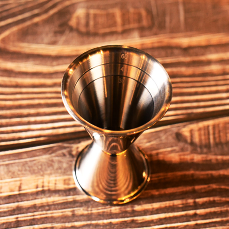 酒吧调酒日式大都会量酒器盎司杯量杯内带数字刻度量酒器盎司器