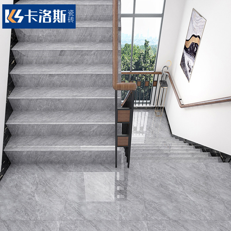 通体大理石楼梯踏步一体式台阶瓷砖470x1200原槽梯级通体砖