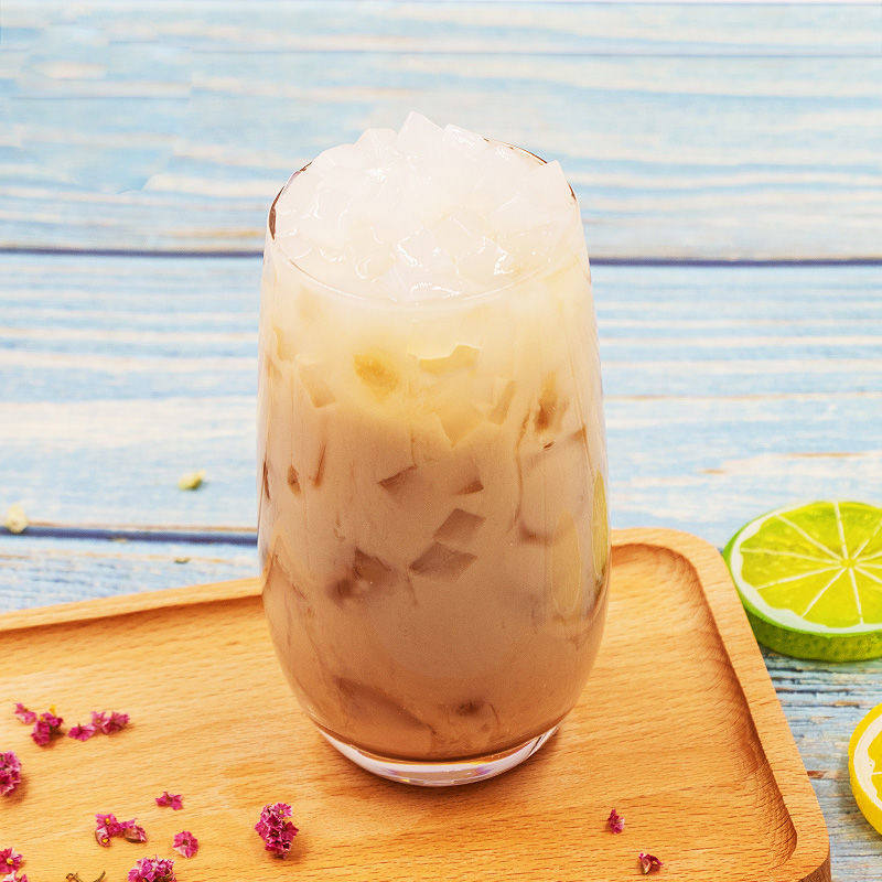 原味椰果粒奶茶店专用商用原材料桶装5斤水果果冻