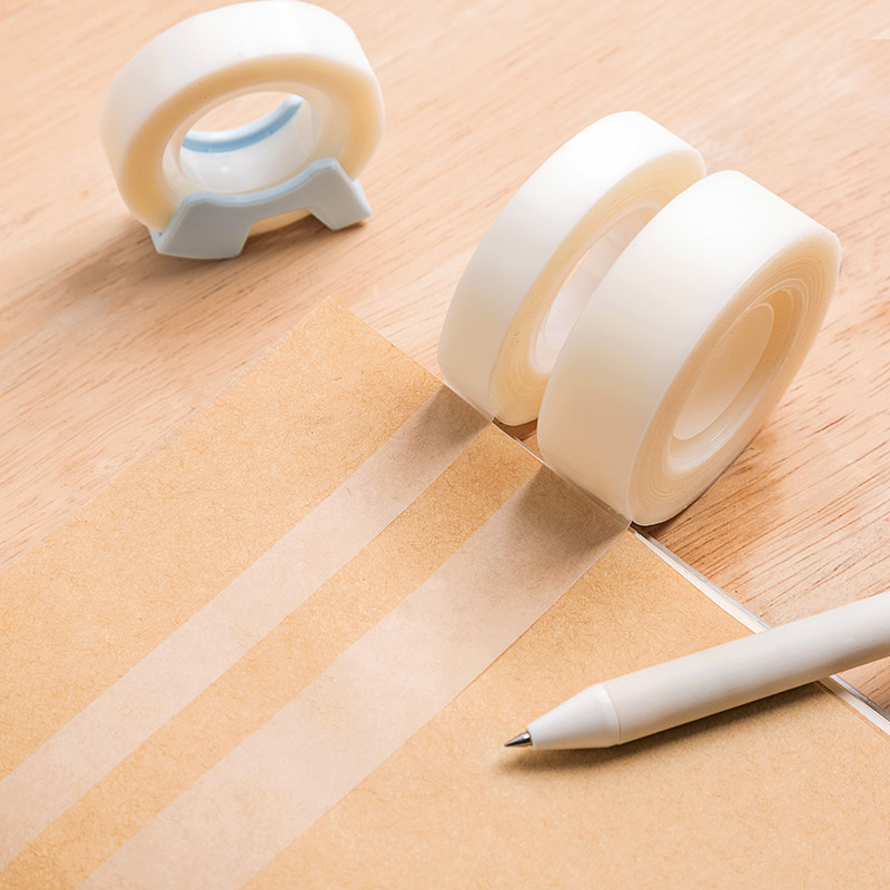 胶带三年二班得力隐形错题透明改错答案转印纠错胶带