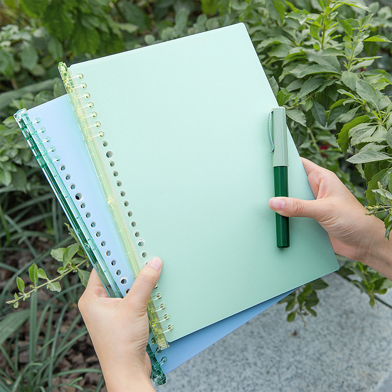 活页三年二班b5diy可拆卸本夹环扣学生笔记笔记本笔记本
