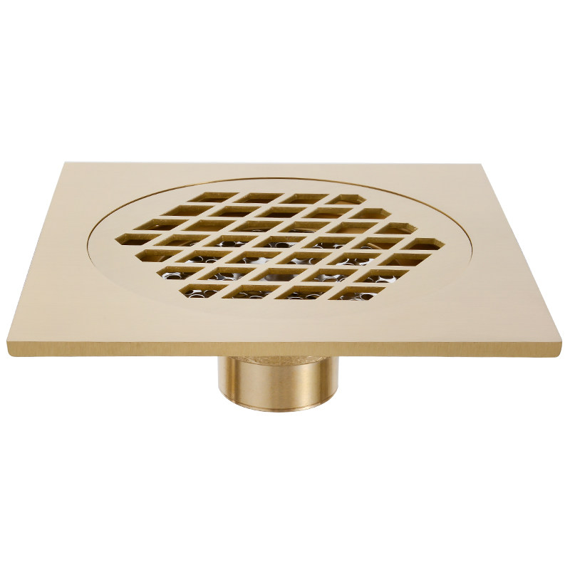 地漏全铜仿古防臭15cm酒店别墅工程专用室外地漏