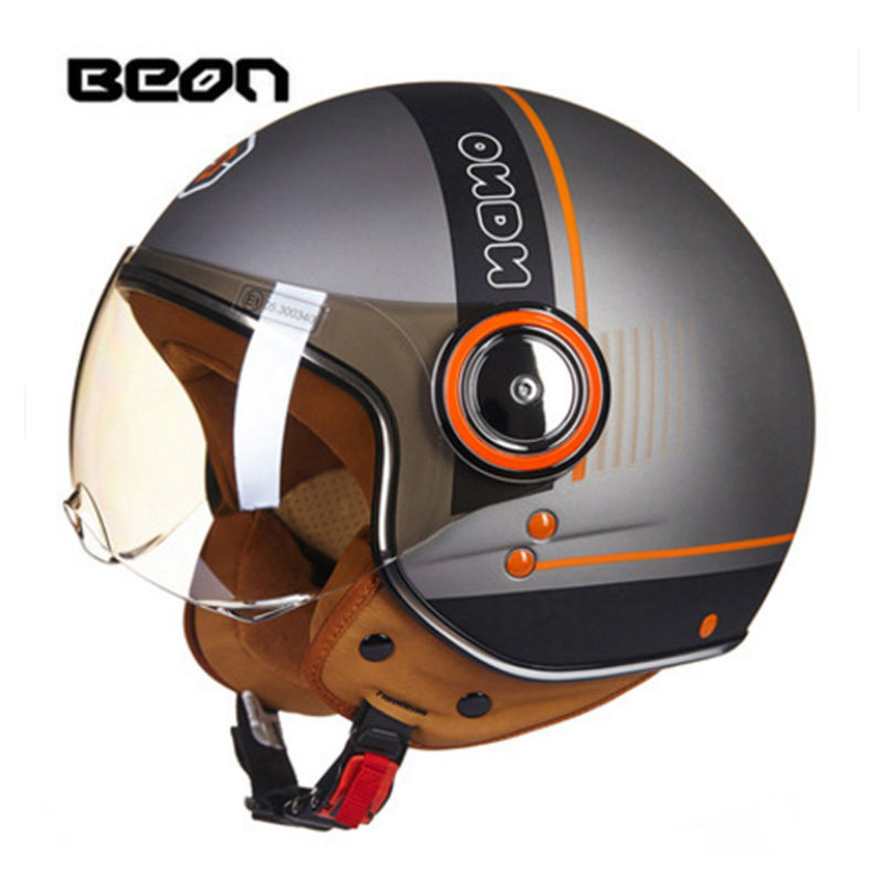 beon摩托车头盔男女个性夏盔轻便四季电动电动机摩托车头盔