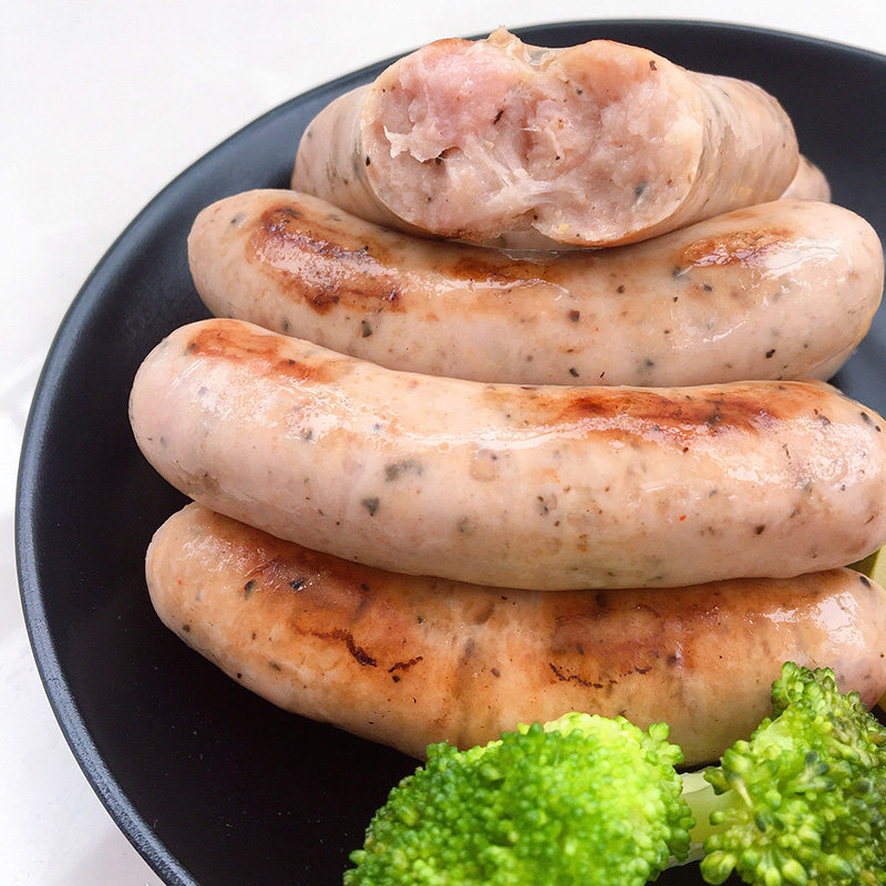 德式风味猪肉德国香肠纯肉西式手工早餐烧烤香肠