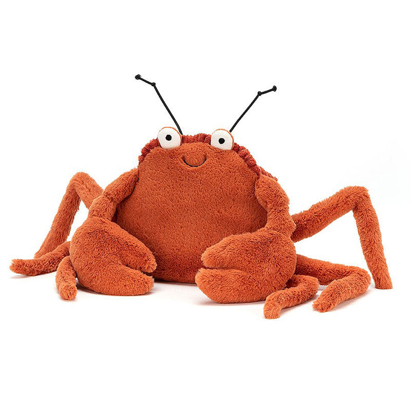英国jellycat螃蟹玩偶面包毛绒公仔克利克利斯斯宾毛绒布艺类玩具