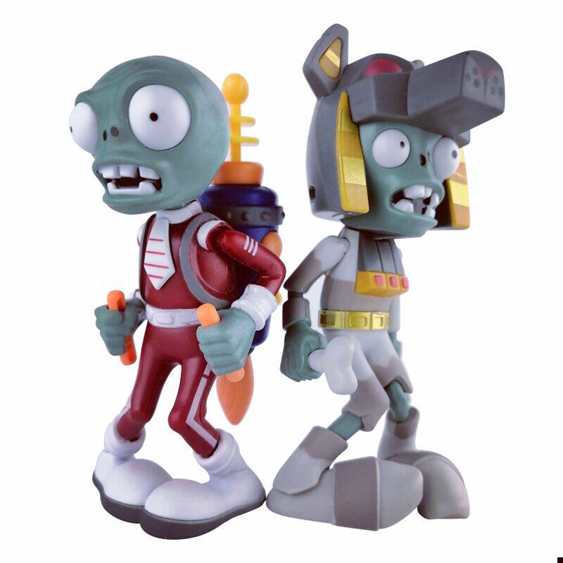 植物大战僵尸玩具太阳神海盗船长喷射器死神僵尸手办公仔玩偶摆件