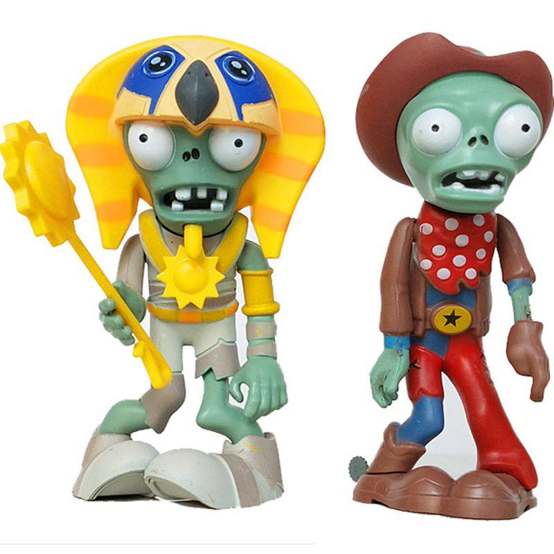植物大战僵尸玩具太阳神海盗船长喷射器死神僵尸手办公仔玩偶摆件