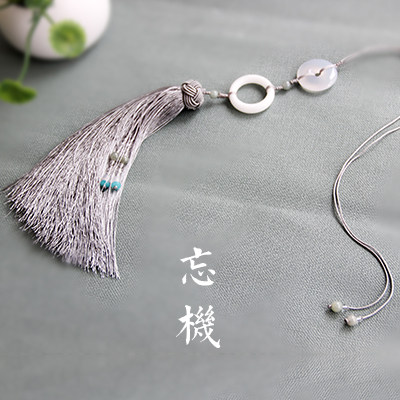 陈情令蓝忘机同款玉佩古风流苏吊坠汉服压襟项坠