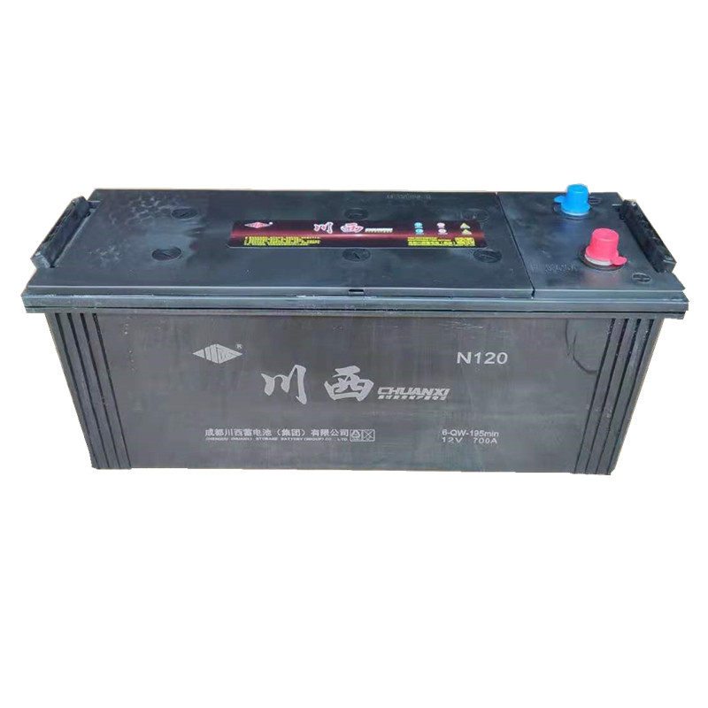 川西汽车蓄电池12v120ah安叉叉车农用车挖掘机推土机汽车电瓶