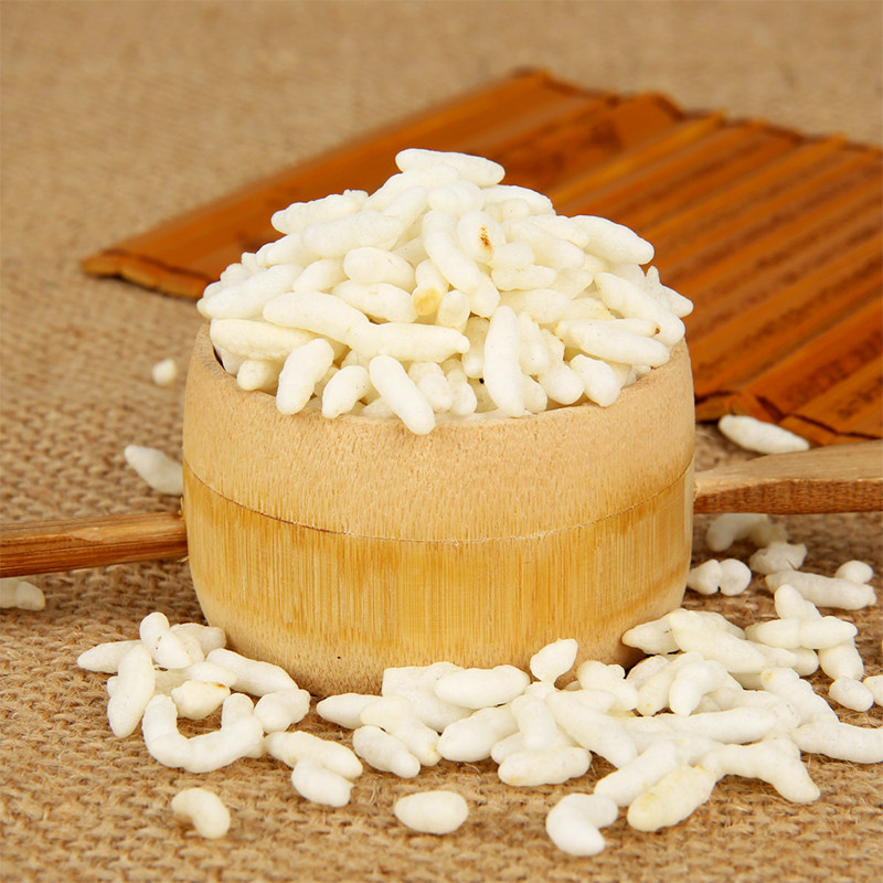 糯米添福手工炒米米子600克2袋包邮钟祥泡米糯米