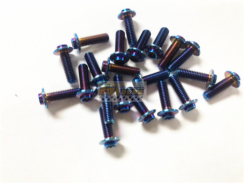 螺丝斯坦s-partsa3伞头电动摩托车钛合金m6m8盖帽配饰