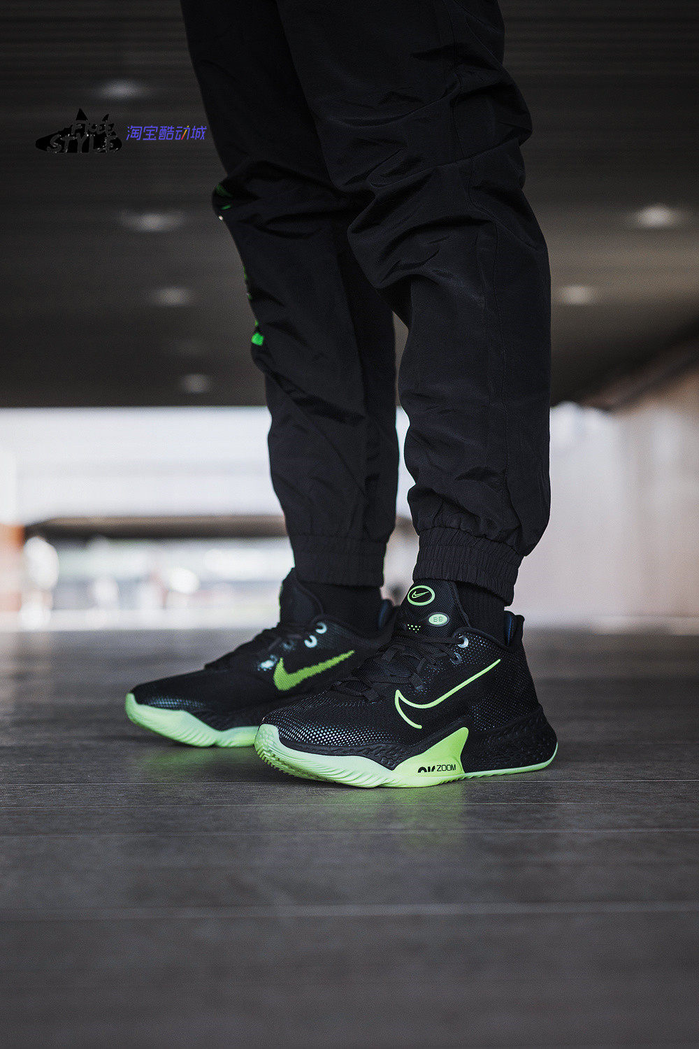 耐克nikeairzoombbnxt男子react气垫绿篮篮球鞋