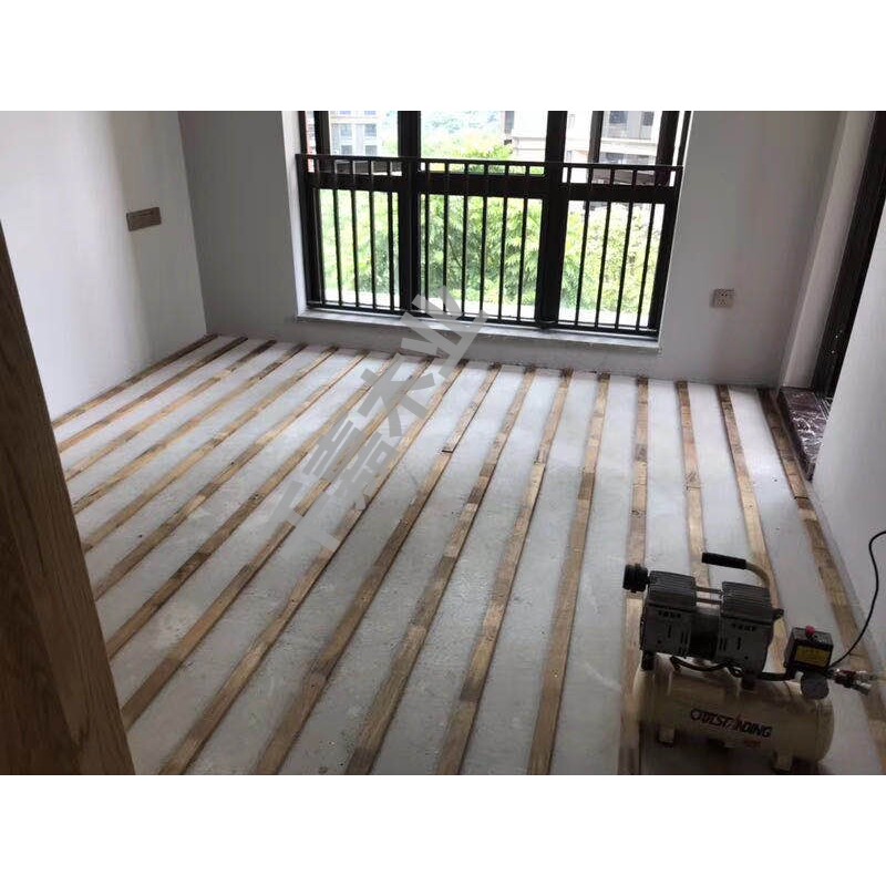 柚木龙骨实木地板安装打底防潮防虫工厂直销地板龙骨