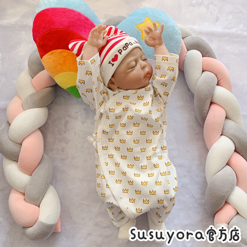 dream米奇米奇宝宝宝新生儿全棉纯棉蝴蝶连体衣件套连身衣