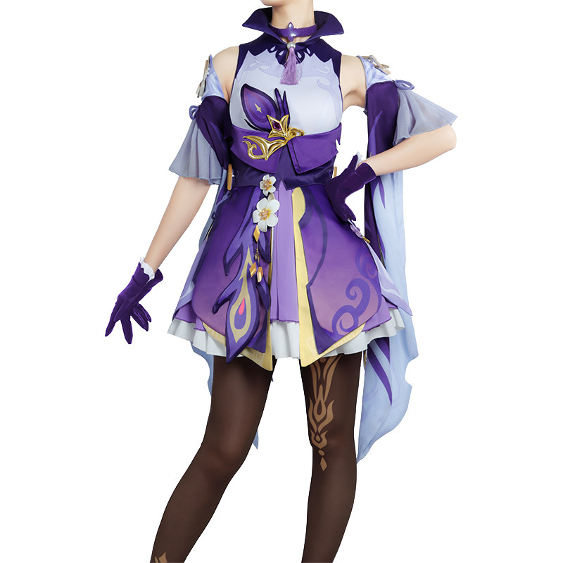 coscosonsen原神璃月港刻晴刻cosplay服装假发鞋子cosplay女装
