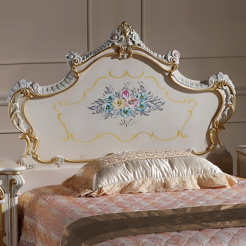 欧式fp手工雕花法式古典经典皇后实木床