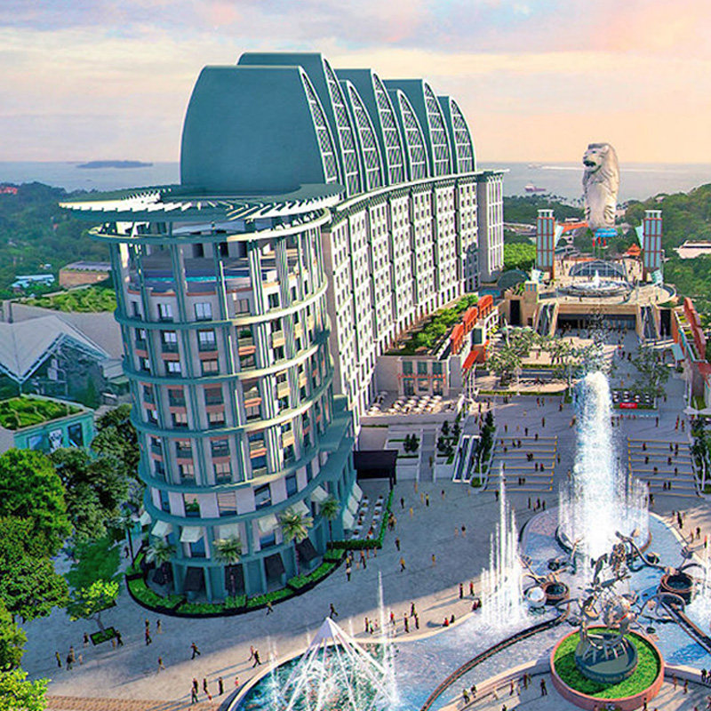 新加坡圣淘沙迈克尔酒店2晚豪华房含环球影城 海洋馆或水上乐园