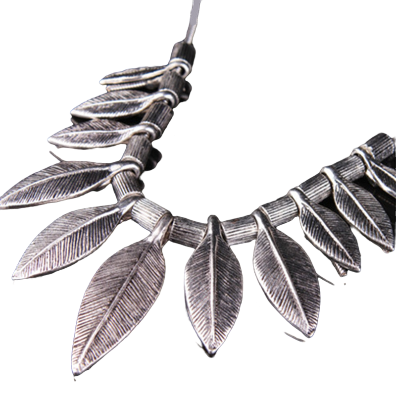 职业阿玛施特2017新款锁骨饰品百搭树叶叶子项链复古项链