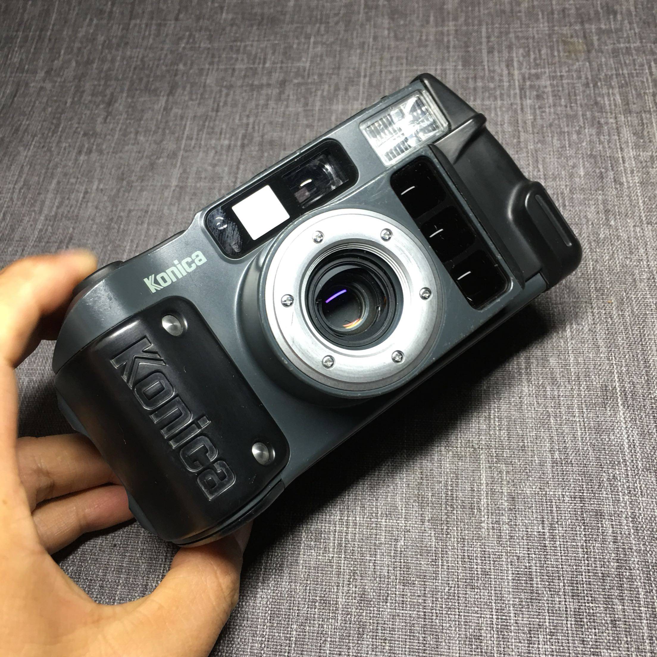 konica深灰色柯尼卡三防机身定焦镜头胶片胶卷旁轴旁轴相机