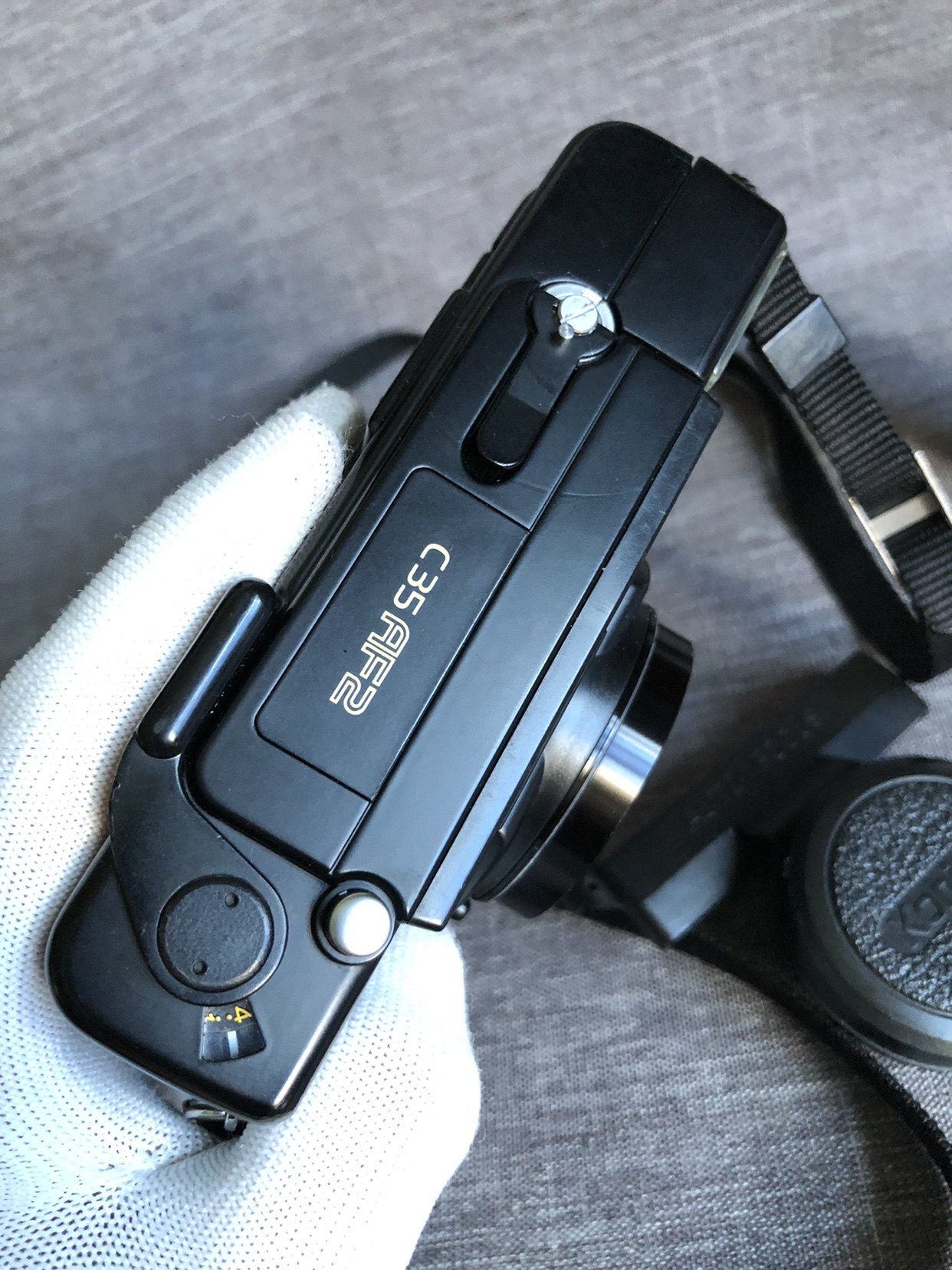 konica柯尼卡c35af2胶卷胶片菲林中古复古机械定焦旁轴相机