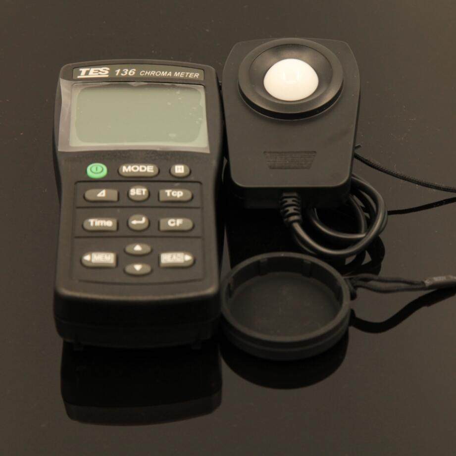 泰仕tes136色温照度计高精度色度计色度照度tes136其它仪表仪器