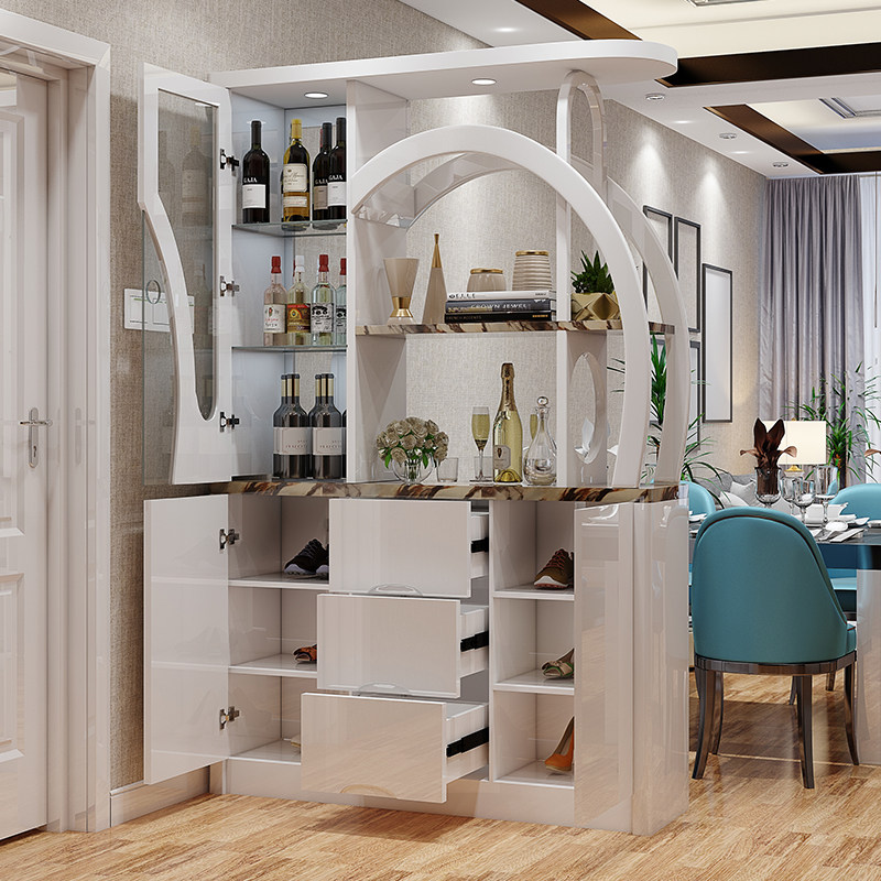 入户客厅双面家用玄关间厅鞋柜现代简约隔断隔断门门厅