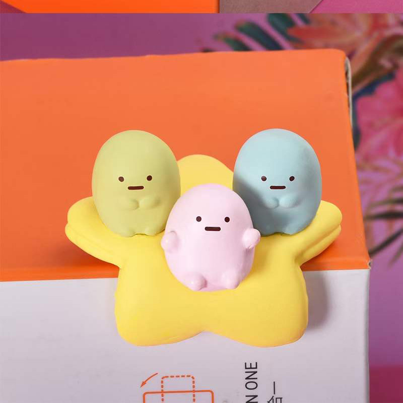 角落墙角生物盲盒摆件公仔儿童防撞可爱卡通潮玩盲盒