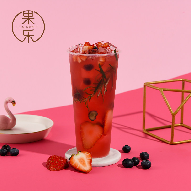 蓝莓果酱冲饮果茶茶饮料浓浆1kg奶茶茶店原材料果酱