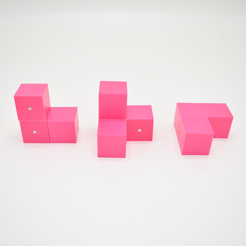 10个包邮磁性3.3厘米小正方体 小学数学观察物体三视图正方体学具