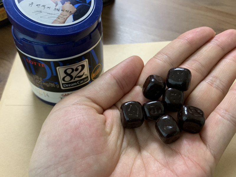 乐天梦巧克力82�g韩国进口桶装罐装