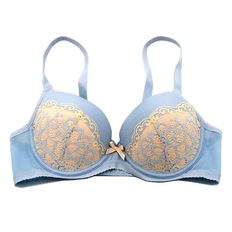 安朵女内衣 清新甜美蕾丝 小胸聚拢 上托胸罩文胸hb0918吊牌价150