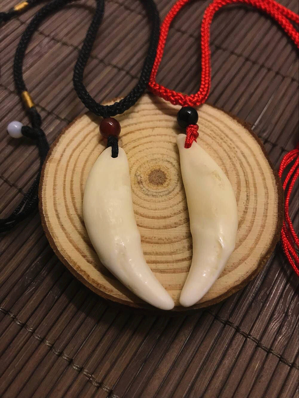 西域战狼藏獒牙真黑狗牙齿狼牙项链男士吊坠项坠