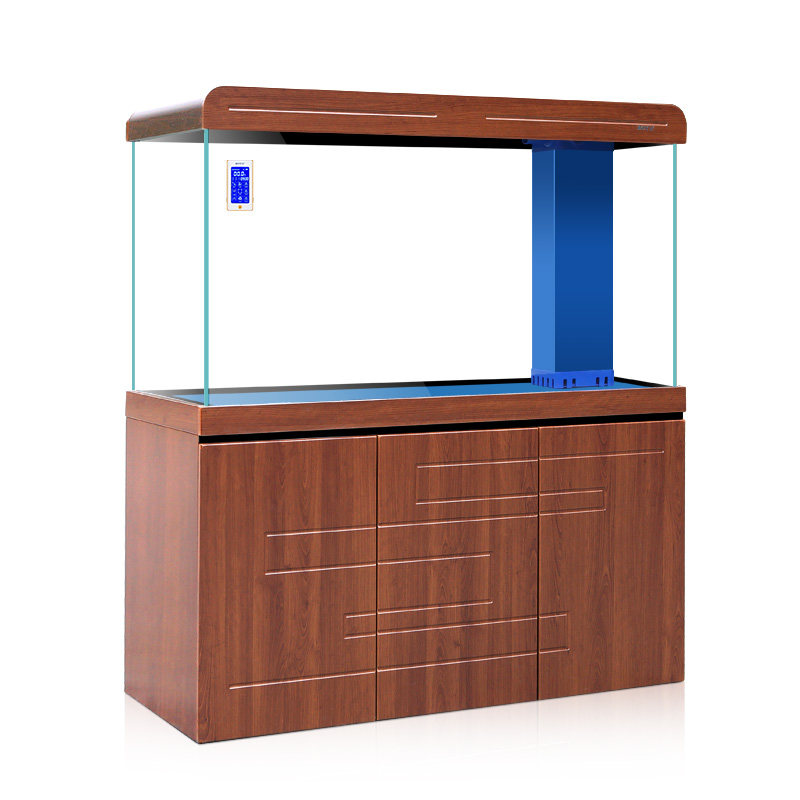 鱼缸博宇底滤水族箱玻璃造景龙鱼缸客厅鱼缸