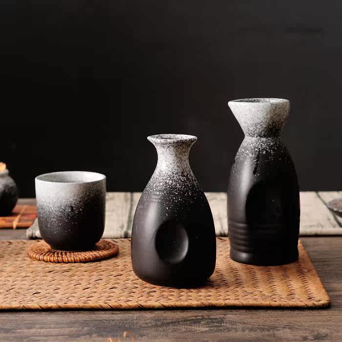 创意复古陶瓷酒壶酒杯套装高档日式烧酒壶白酒