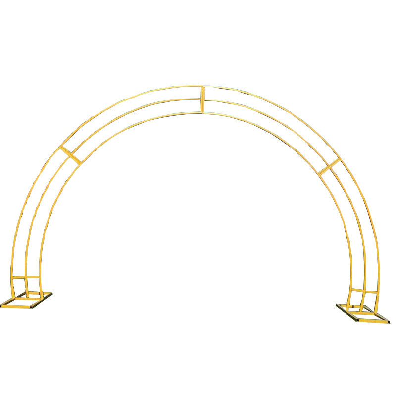 架子定制婚庆道具弧形铁艺拱门婚礼半圆派对拱门