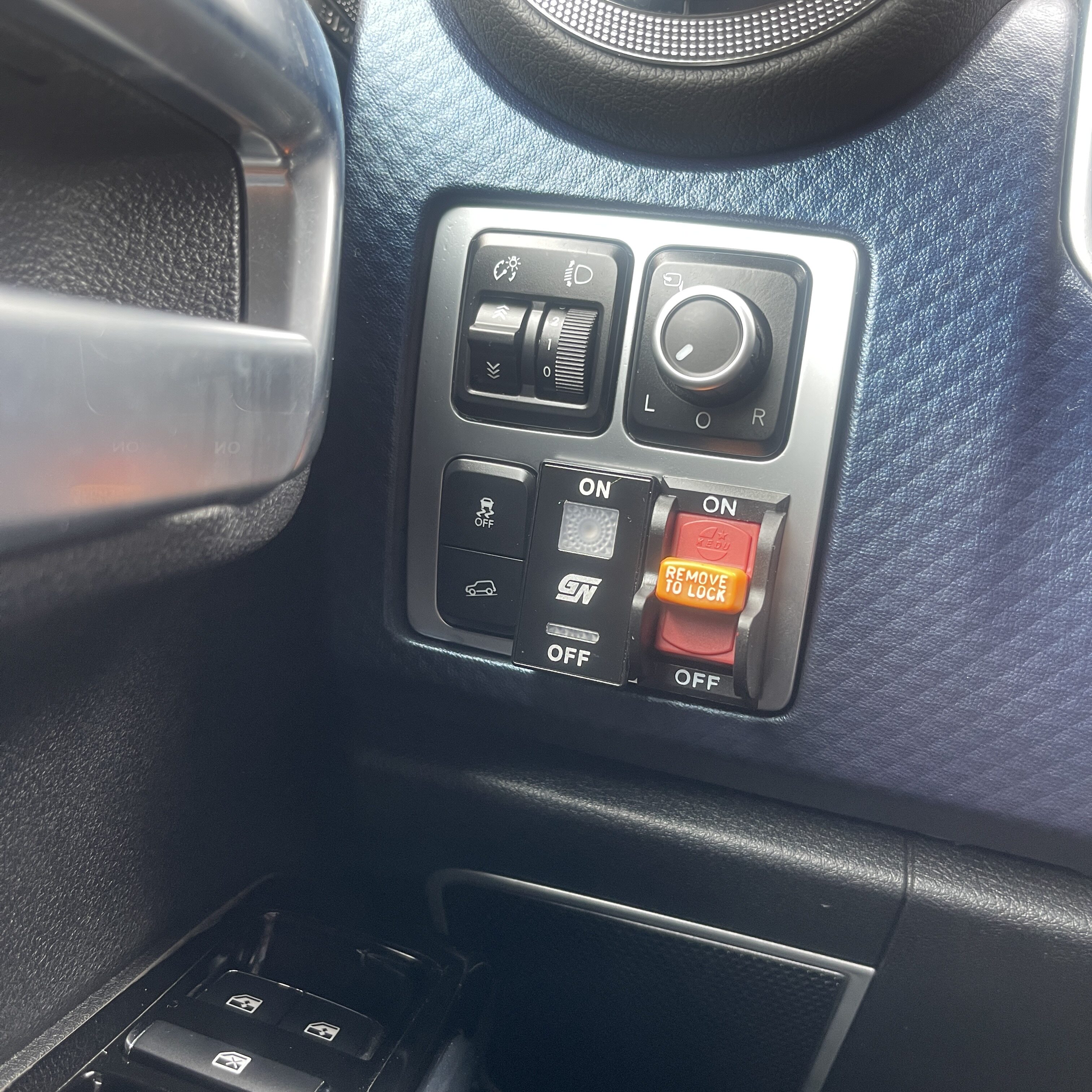 开关北京bj40改装原车预留差速锁副油箱abs全车改装套件