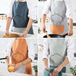 Northern European fashion apron Household kitchen waterproof oil -proof coating pure cotton housework cooking men's work cotton cute women Northern European fashion apron Household kitchen waterproof oil -proof coating pure cotton housework cooking men's work cotton cute women