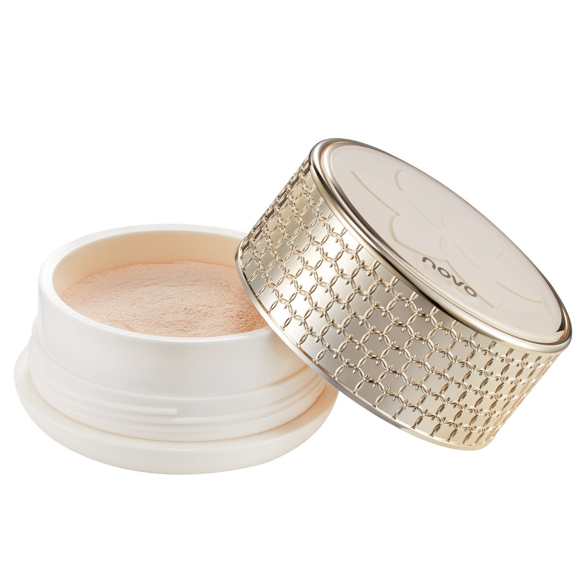 novo5398清透丝柔定妆粉散粉粉细腻贴服自然妆感蜜粉