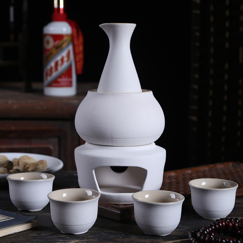 三两陶瓷温酒器壶烫酒热暖酒壶酒具套装家用青瓷清酒黄酒白酒杯