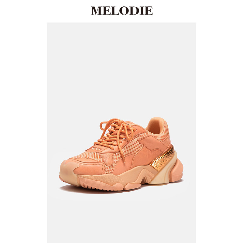 麦露迪女鞋春季2020新款松糕厚底老爹鞋女ins潮显脚小运动休闲鞋