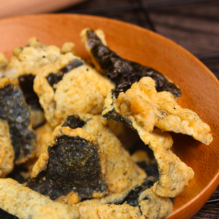 泰国进口小零食老板仔炸海苔片32g6包休闲网红香脆紫菜即食海苔