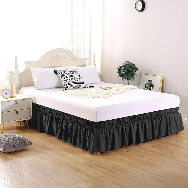 内嵌酒店宾馆床裙不带床面松紧围裙单件欧式防滑床裙