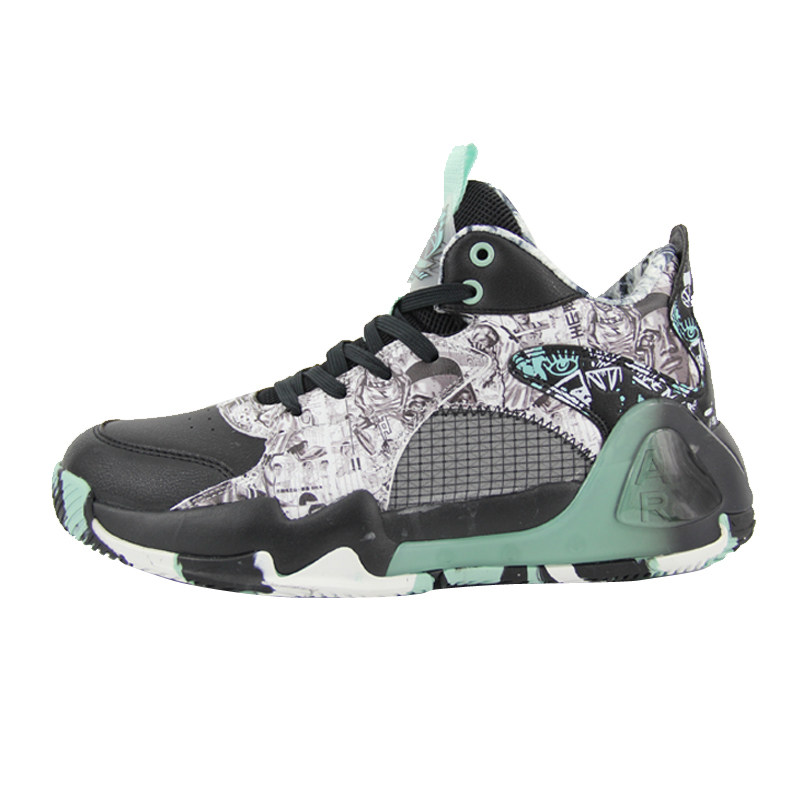 飙山狼2022春季新款男女女子学生防水保暖高帮篮篮球鞋