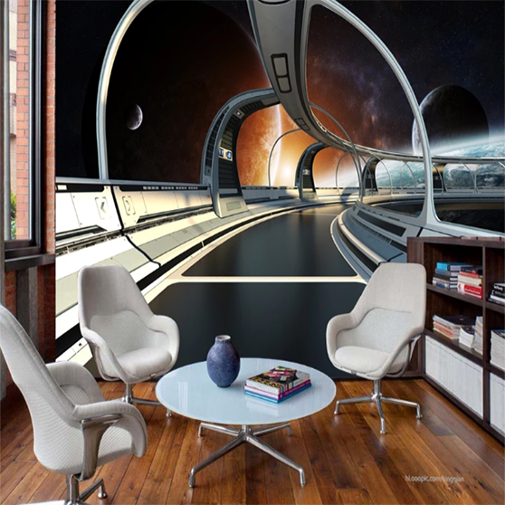 科技贴纸壁纸贴画装饰墙面vr科幻少儿墙贴墙贴