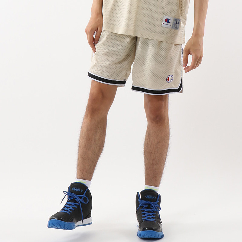 正品冠军速干短裤代购日版夏季篮球运动网眼休闲裤
