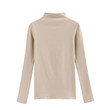 Korean Thin Cashmere Half High Collar Bottoming Shirt Frosted Long Sleeve Women's T-shirt Warm Autumn And Winter Versatile Slim Top Korean Thin Cashmere Half High Collar Bottoming Shirt Frosted Long Sleeve Women's T-shirt Warm Autumn And Winter Versatile Slim Top