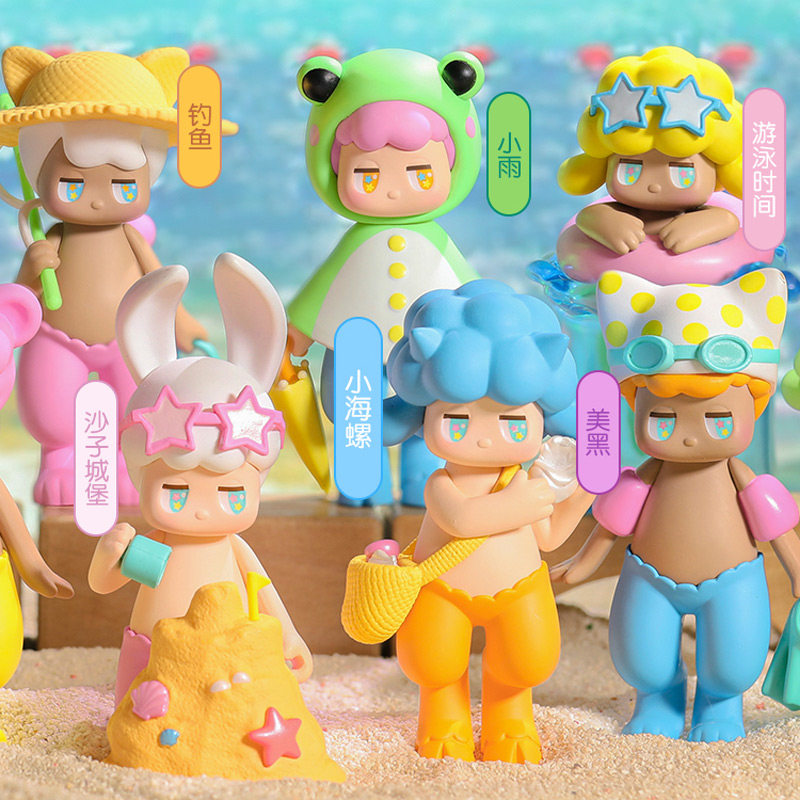 正品潘神夏日乐趣系列盲盒潘神公仔手办潮玩pop mart泡泡玛特