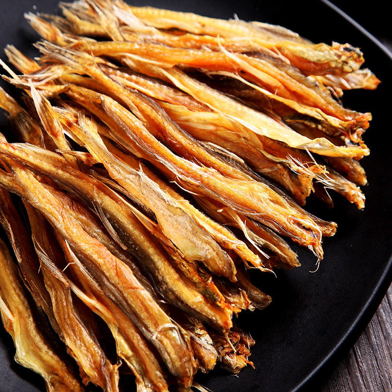 梦婕龙头150g手撕海鲜零食海味干货即食舟山鱼干
